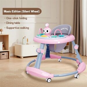 Unbranded (Pink) Baby Walker Bouncer Push Along Activity Music Ride Unbranded (Pink) Baby Walker Bouncer Push Along Activity Music Ride