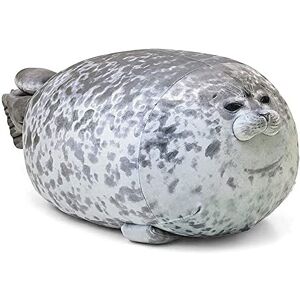 RUNYA Blob Seal Pillow Cute Chubby Seal Plush Toy Stuffed Animals RUNYA Blob Seal Pillow Cute Chubby Seal Plush Toy Stuffed Animals
