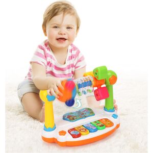 Unbranded Toy Baby Piano Kids Rotating Music Keyboard Light Gifts Toddlers Educational Unbranded Toy Baby Piano Kids Rotating Music Keyboard Light Gifts Toddlers Educational