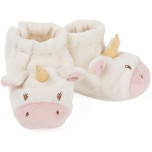 Baby GUND Luna Unicorn Rattle Booties Plush Baby Infant Shoes White and Pink One Baby GUND Luna Unicorn Rattle Booties Plush Baby Infant Shoes White and Pink One
