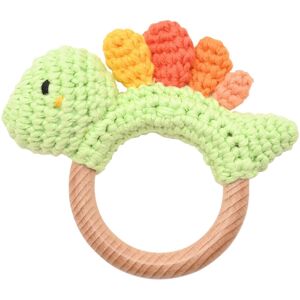 Celebrations Petit Cheri Crochet Dinosaur Rattle - Stegosaurus Celebrations Petit Cheri Crochet Dinosaur Rattle - Stegosaurus