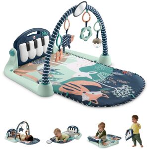 Fisher-Price Baby Playmat Kick & Play Piano Gym with Musical and Sensory Toys fo Fisher-Price Baby Playmat Kick & Play Piano Gym with Musical and Sensory Toys fo