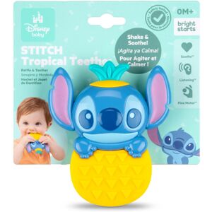 Bright Starts Disney Baby Stitch Tropical Teethe Rattle & Teether, Pineapple Sha Bright Starts Disney Baby Stitch Tropical Teethe Rattle & Teether, Pineapple Sha