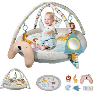 Baby Play Mat, Activity Gym Play Mat for Newborn with Hanging Toys Tummy Time Pi Baby Play Mat, Activity Gym Play Mat for Newborn with Hanging Toys Tummy Time Pi