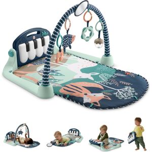 Fisher-Price Kick & Play Piano Gym Baby Playmat, Musical Infant Activity Gym wit Fisher-Price Kick & Play Piano Gym Baby Playmat, Musical Infant Activity Gym wit