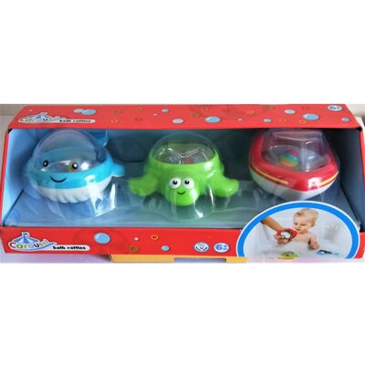 Carousel Bath Rattles 3 Pack -(6 months+) Carousel Bath Rattles 3 Pack -(6 months+)