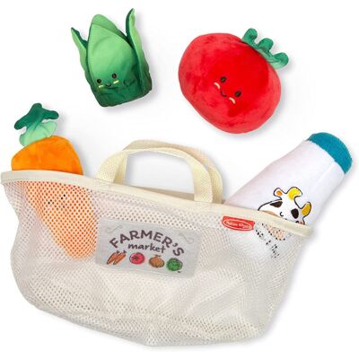 Melissa & Doug Multi-Sensory Market Basket Fill & Spill Infant Toy - Infant Toy Melissa & Doug Multi-Sensory Market Basket Fill & Spill Infant Toy - Infant Toy