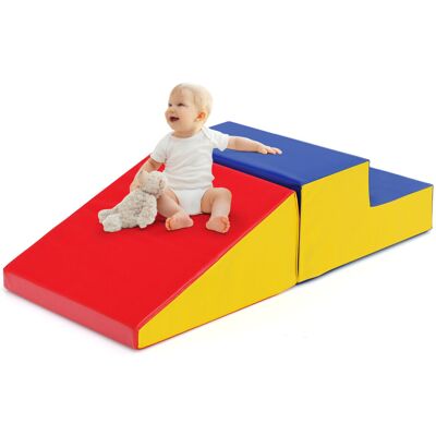 Costway Crawl Activity Play Set Soft Foam Toddler Stairs Ramp Climber Gym Toy Costway Crawl Activity Play Set Soft Foam Toddler Stairs Ramp Climber Gym Toy