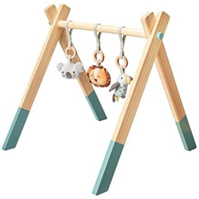 Nuby Animal Adventures Wooden Play Gym - Play Gym Nuby Animal Adventures Wooden Play Gym - Play Gym