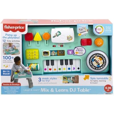 Fisher-Price HLM43 Fisher-Price Laugh & Learn Mix & Learn DJ Table Fisher-Price HLM43 Fisher-Price Laugh & Learn Mix & Learn DJ Table