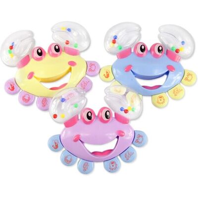 Unbranded (random color) Cute Crab Baby Rattles Handbell Toys for Newborns Shaking Rattle Unbranded (random color) Cute Crab Baby Rattles Handbell Toys for Newborns Shaking Rattle