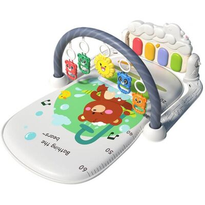 DINAMR (Gray) Baby Gym Lamplight Music Pedal Fiddle Toy Mat Detachable Pendant Unicorn DINAMR (Gray) Baby Gym Lamplight Music Pedal Fiddle Toy Mat Detachable Pendant Unicorn