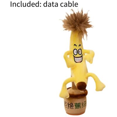 Unbranded (Yellow) Electric Banana Plush Toy Music Dance Luminous Recording Effects Childr Unbranded (Yellow) Electric Banana Plush Toy Music Dance Luminous Recording Effects Childr