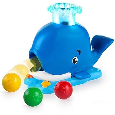 BRIGHT STARTS Silly Spout Whale Ball Popper Musical Activity Toy with Light & So BRIGHT STARTS Silly Spout Whale Ball Popper Musical Activity Toy with Light & So
