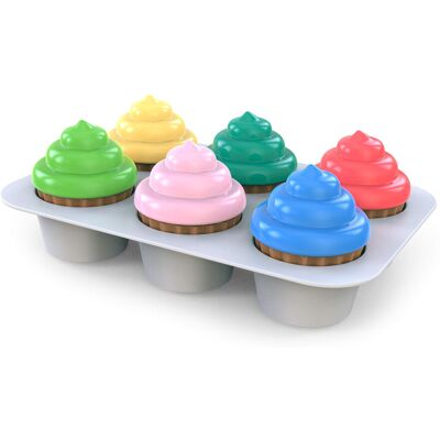 Bright Starts Sort & Sweet Cupcakes Shape Sorter Toy for Infants 3 Months and up Bright Starts Sort & Sweet Cupcakes Shape Sorter Toy for Infants 3 Months and up