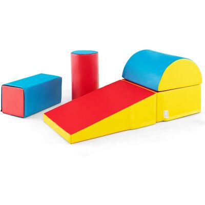 Casart 5 Pcs Kids Climb Crawl Foam Play Set Children Educational Software-Colorful Casart 5 Pcs Kids Climb Crawl Foam Play Set Children Educational Software-Colorful