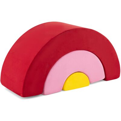 Casart - Toddlers Climbing Toy - Indoor Soft Play - Red - Toys Casart - Toddlers Climbing Toy - Indoor Soft Play - Red - Toys