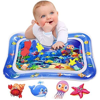 Infinno Inflatable Tummy Time Mat Premium Baby Water Play Mat for Infants and To Infinno Inflatable Tummy Time Mat Premium Baby Water Play Mat for Infants and To