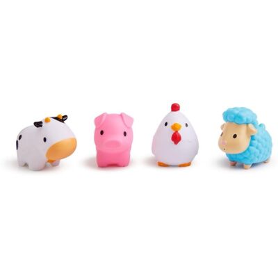 Munchkin Farm Animal Squirts Baby Bath Toy 4 Pack Munchkin Farm Animal Squirts Baby Bath Toy 4 Pack