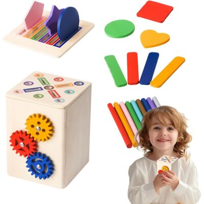 Unbranded Color Sorting Toys Learning Sensory Matching Games Wooden Shape Color Sorter Unbranded Color Sorting Toys Learning Sensory Matching Games Wooden Shape Color Sorter