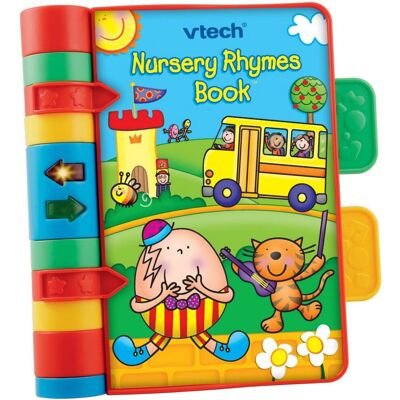 VTech Baby Nursery Rhymes Book, Light Up, Interactive, Musical Baby Book with So VTech Baby Nursery Rhymes Book, Light Up, Interactive, Musical Baby Book with So