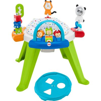 Fisher-Price Baby to Toddler Toy 3-In-1 Spin & Sort Activity Center and Play Tab Fisher-Price Baby to Toddler Toy 3-In-1 Spin & Sort Activity Center and Play Tab