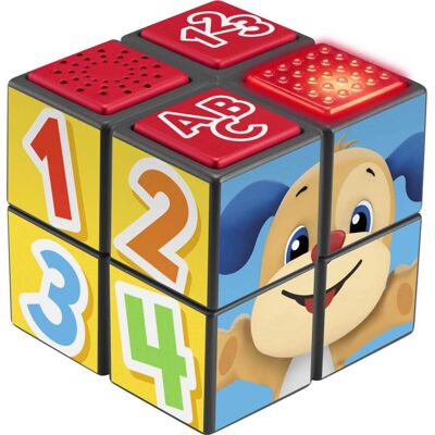 Fisher-Price Baby Learning Toy Laugh & Learn Puppys Activity Cube with Lights Mu Fisher-Price Baby Learning Toy Laugh & Learn Puppys Activity Cube with Lights Mu