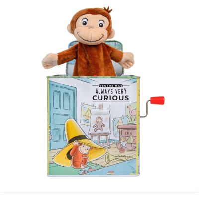 KINDER BEVORZUGT KIDS PREFERRED Curious George Jack-in-The-Box - Musical Toy for Babies KINDER BEVORZUGT KIDS PREFERRED Curious George Jack-in-The-Box - Musical Toy for Babies