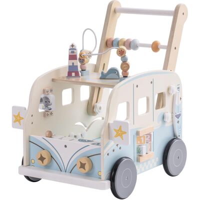ROBUD Wooden Baby Walker for Toddlers, Wooden Baby Toys Push Along Baby Educatio ROBUD Wooden Baby Walker for Toddlers, Wooden Baby Toys Push Along Baby Educatio