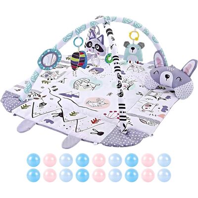 Unbranded (Bb041) Toddler Gym Play Mat 7-in-1 Toddler Activity Center Tummy Mat Fine M Unbranded (Bb041) Toddler Gym Play Mat 7-in-1 Toddler Activity Center Tummy Mat Fine M