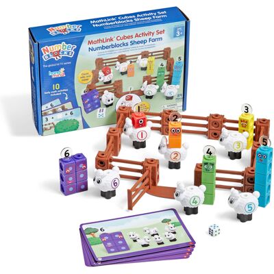 hand2mind Numberblocks Sheep Farm MathLink Cubes Activity Set Preschool Learnin hand2mind Numberblocks Sheep Farm MathLink Cubes Activity Set Preschool Learnin