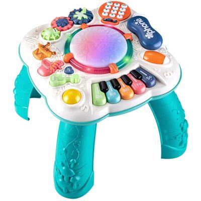 Cemirk Baby Activity Table, Baby Musical Toys 6-12 Months, Activity Center for 1 Cemirk Baby Activity Table, Baby Musical Toys 6-12 Months, Activity Center for 1
