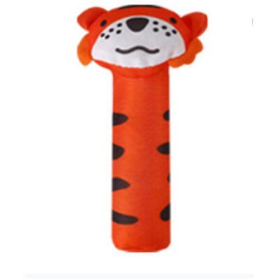 Unbranded (Tiger) Rattle Bell Animal Educational Baby Soothing Stick Cute Plush Gift Kid B Unbranded (Tiger) Rattle Bell Animal Educational Baby Soothing Stick Cute Plush Gift Kid B