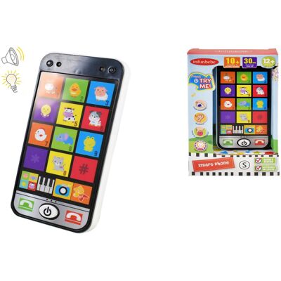 Infunbebe Pretend Play Mobile Smart Phone Toy For Tots - 12 Months + Infunbebe Pretend Play Mobile Smart Phone Toy For Tots - 12 Months +