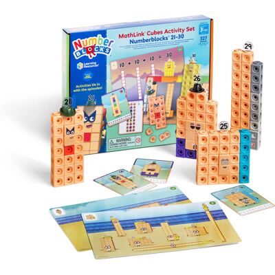 Learning Resources MathLink Cubes Numberblocks 21–30 Activity Set, Toys for 3 Ye Learning Resources MathLink Cubes Numberblocks 21–30 Activity Set, Toys for 3 Ye