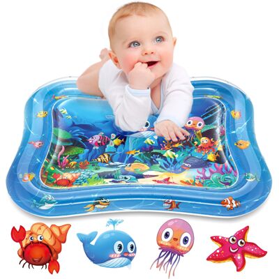 Infinno Inflatable Tummy Time Mat Premium Baby Water Play Mat for Infants and To Infinno Inflatable Tummy Time Mat Premium Baby Water Play Mat for Infants and To
