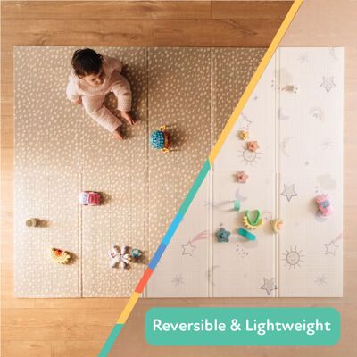 Nuby Foldable Reversible Play Mat Easy Clean Reversible Waterproof Nuby Foldable Reversible Play Mat Easy Clean Reversible Waterproof