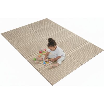 BEABA BÉABA, XXL Motor Skills Mat 200x150 cm, Reversible Play Mat, 1.5 cm High-Density BEABA BÉABA, XXL Motor Skills Mat 200x150 cm, Reversible Play Mat, 1.5 cm High-Density