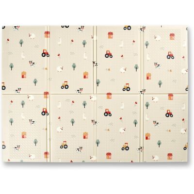Nuby Fold n Go Reversible Play Mat - Easy Clean Reversible 120 x 90 cm Sui Nuby Fold n Go Reversible Play Mat - Easy Clean Reversible 120 x 90 cm Sui