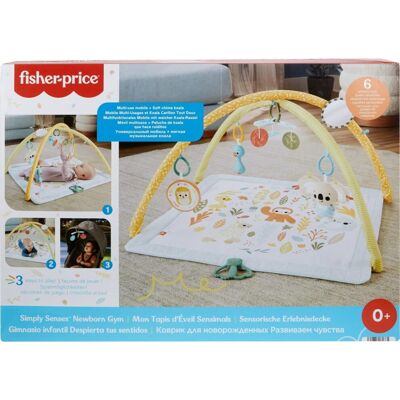 Fisher-Price FisherPrice Baby Playmat Simply Senses Newborn Gym with Mobile Sensor Fisher-Price FisherPrice Baby Playmat Simply Senses Newborn Gym with Mobile Sensor