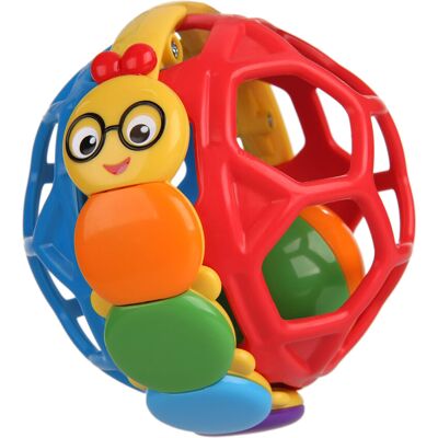 Baby Einstein Bendy Ball Easy Grasp Oball Rattle BPA-Free Toy, Ages 3 Months+ Baby Einstein Bendy Ball Easy Grasp Oball Rattle BPA-Free Toy, Ages 3 Months+