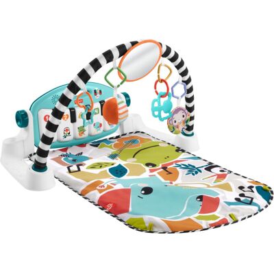 Fisher-Price - Baby Piano Gym, Portable Music Set with 3 Levels of Smart Stages Fisher-Price - Baby Piano Gym, Portable Music Set with 3 Levels of Smart Stages
