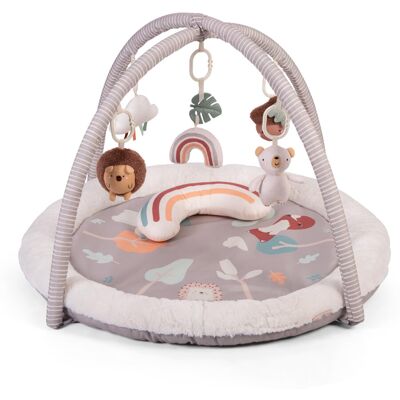 Red Kite Play Gym - Padded Play Gym with Hanging Toys & Tummy Time Mirror (Woodl Red Kite Play Gym - Padded Play Gym with Hanging Toys & Tummy Time Mirror (Woodl
