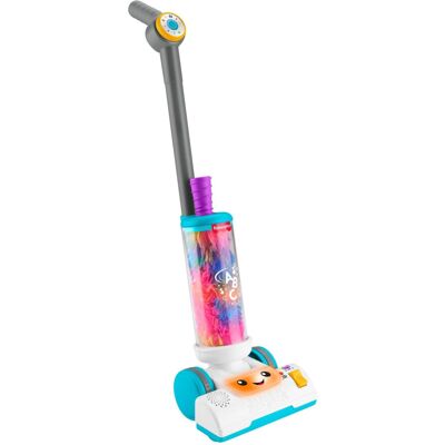 Fisher-Price Toddler Toy Laugh & Learn 2-in-1 Vacuum with Duster, Lights & Music Fisher-Price Toddler Toy Laugh & Learn 2-in-1 Vacuum with Duster, Lights & Music