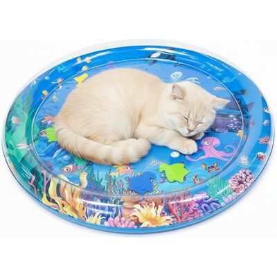 GYMMFK Tummy Time Water Mat,65cm Water Play Mat for Cats GYMMFK Tummy Time Water Mat,65cm Water Play Mat for Cats