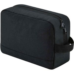 (One Size, Black) Bagbase Unisex Adult Essentials Recycled Toiletry Bag (One Size, Black) Bagbase Unisex Adult Essentials Recycled Toiletry Bag