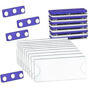Unbranded Magnetic Name Tags Kit, Magnetic Badge Holders With 3 Strong Magnets, Business N Unbranded Magnetic Name Tags Kit, Magnetic Badge Holders With 3 Strong Magnets, Business N