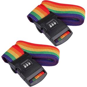 Unbranded (As show, One size) 2 Pieces Suitcase Strap 1.9m*5cm, Adjustable Luggage Straps Unbranded (As show, One size) 2 Pieces Suitcase Strap 1.9m*5cm, Adjustable Luggage Straps