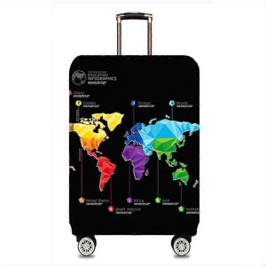 Unbranded (As show, One size) Travel Luggage Cover Elastic Suitcase Trolley Protector Cove Unbranded (As show, One size) Travel Luggage Cover Elastic Suitcase Trolley Protector Cove