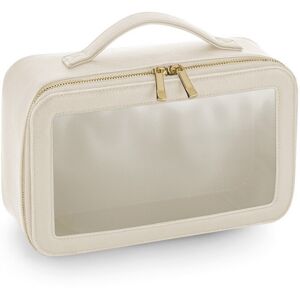 (One Size, Oyster) Bagbase Clear Toiletry Bag (One Size, Oyster) Bagbase Clear Toiletry Bag